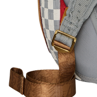 EMBOSSED CHECK CREAM DLXSV BACKPACK