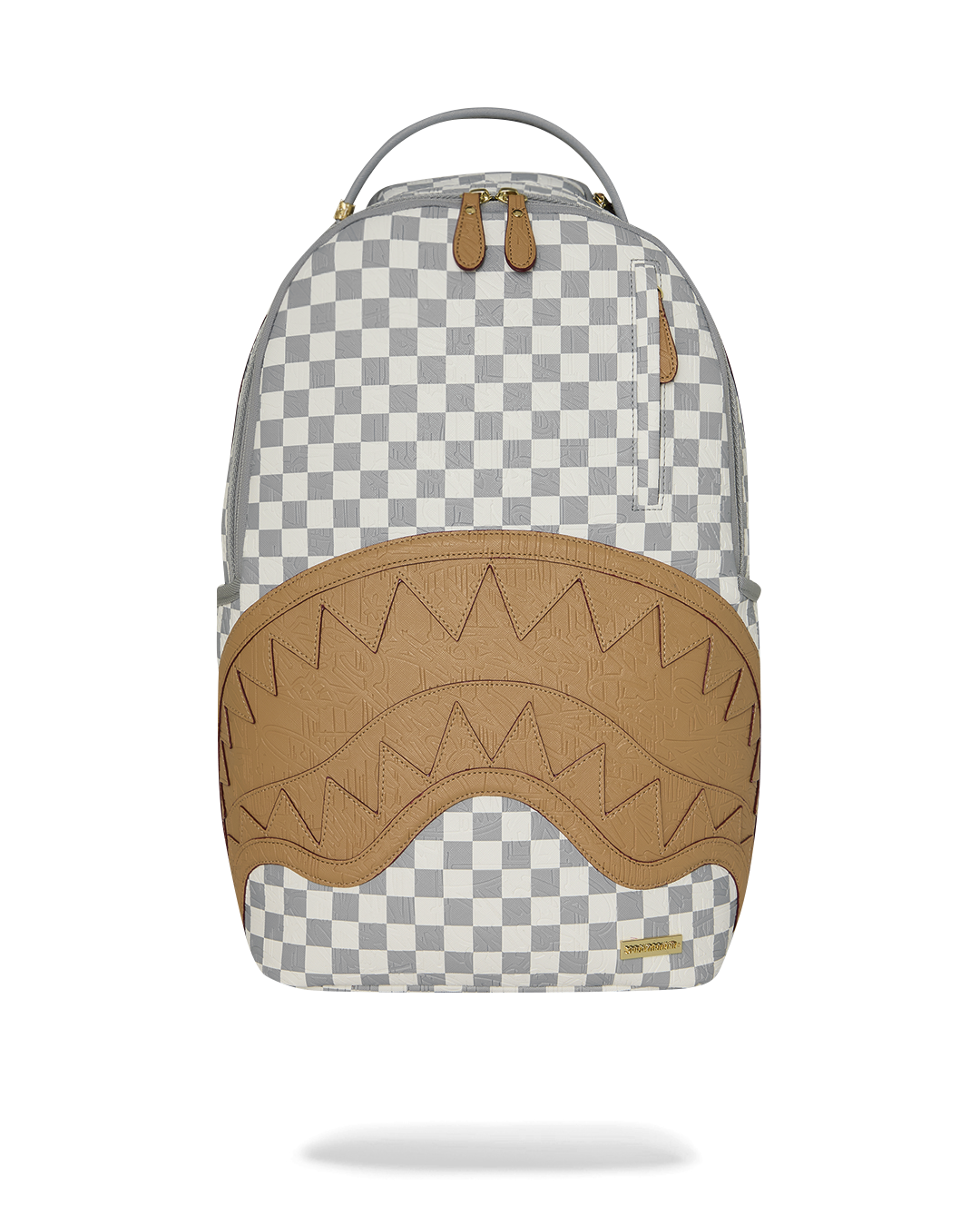 EMBOSSED CHECK CREAM DLXSV BACKPACK