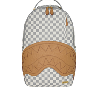 EMBOSSED CHECK CREAM DLXSV BACKPACK