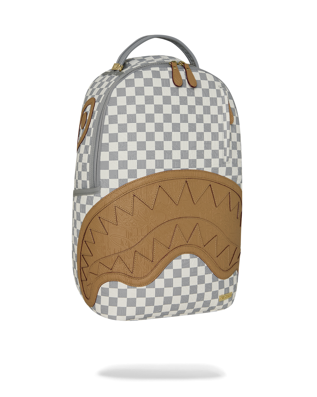 EMBOSSED CHECK CREAM DLXSV BACKPACK