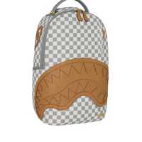 EMBOSSED CHECK CREAM DLXSV BACKPACK
