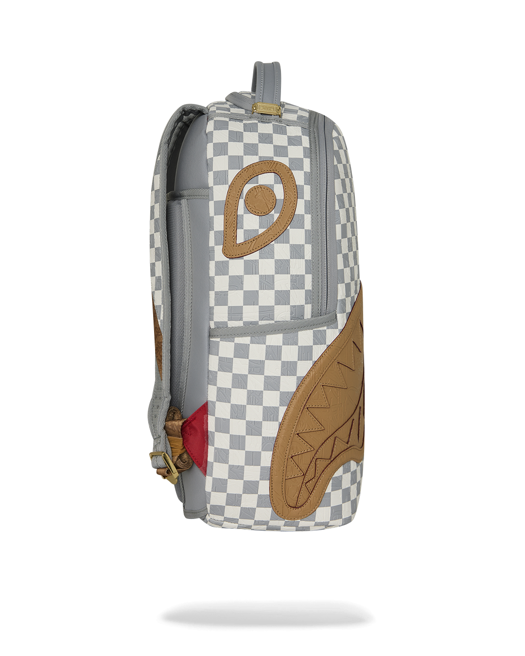EMBOSSED CHECK CREAM DLXSV BACKPACK