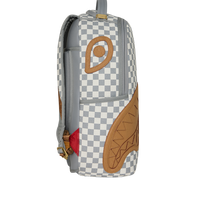 EMBOSSED CHECK CREAM DLXSV BACKPACK