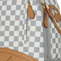EMBOSSED CHECK CREAM DLXSV BACKPACK