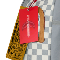 EMBOSSED CHECK CREAM DLXSV BACKPACK