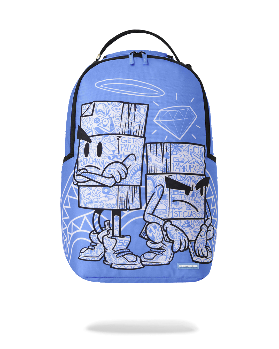MONEY BOYS COLOR BLOCK DOODLE DLXSR BACKPACK