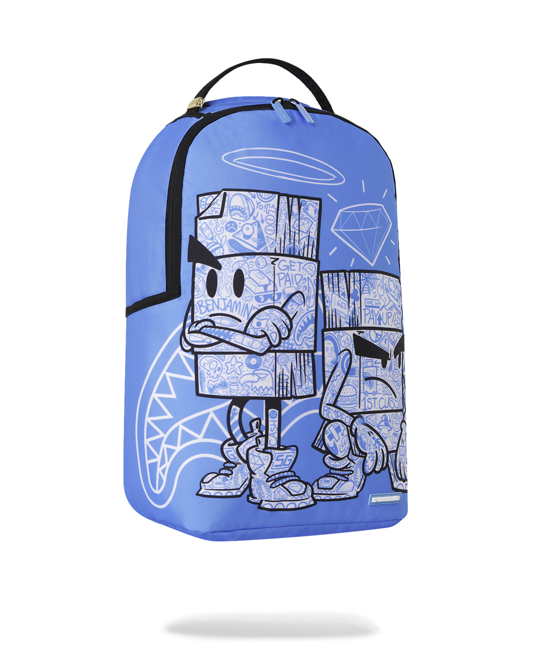 MONEY BOYS COLOR BLOCK DOODLE DLXSR BACKPACK