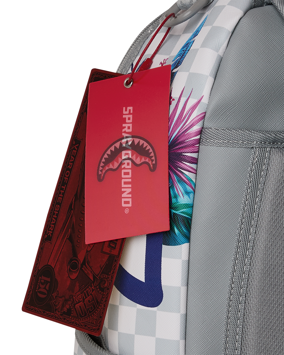 CREAM FLOWERING JUNGLE SHARK DLXSV BACKPACK