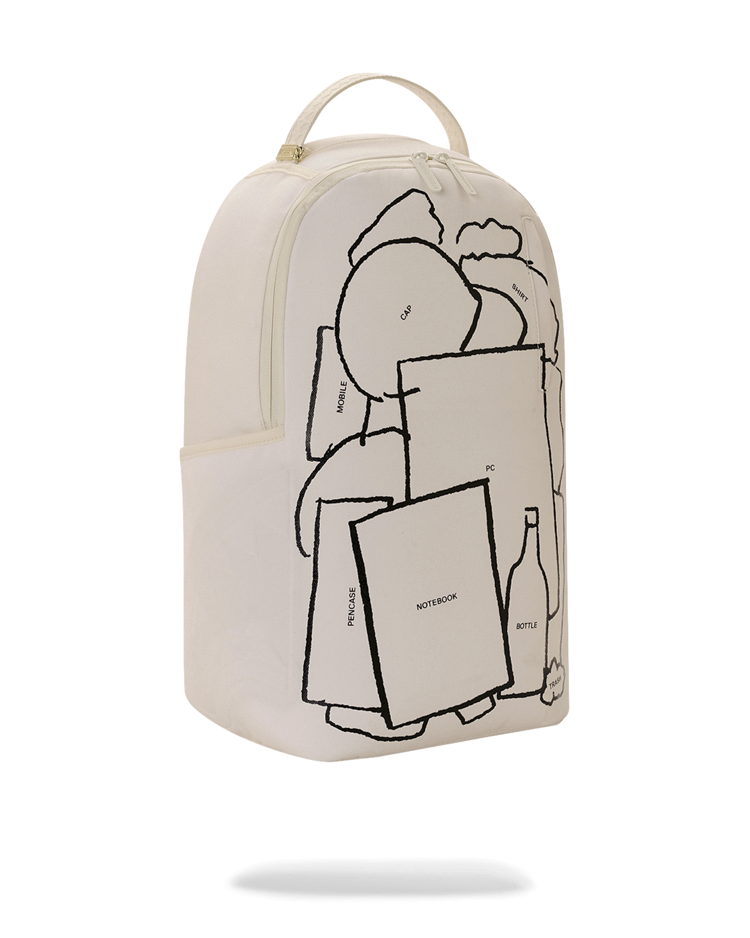 ENMUI WHITE DLXSR BACKPACK