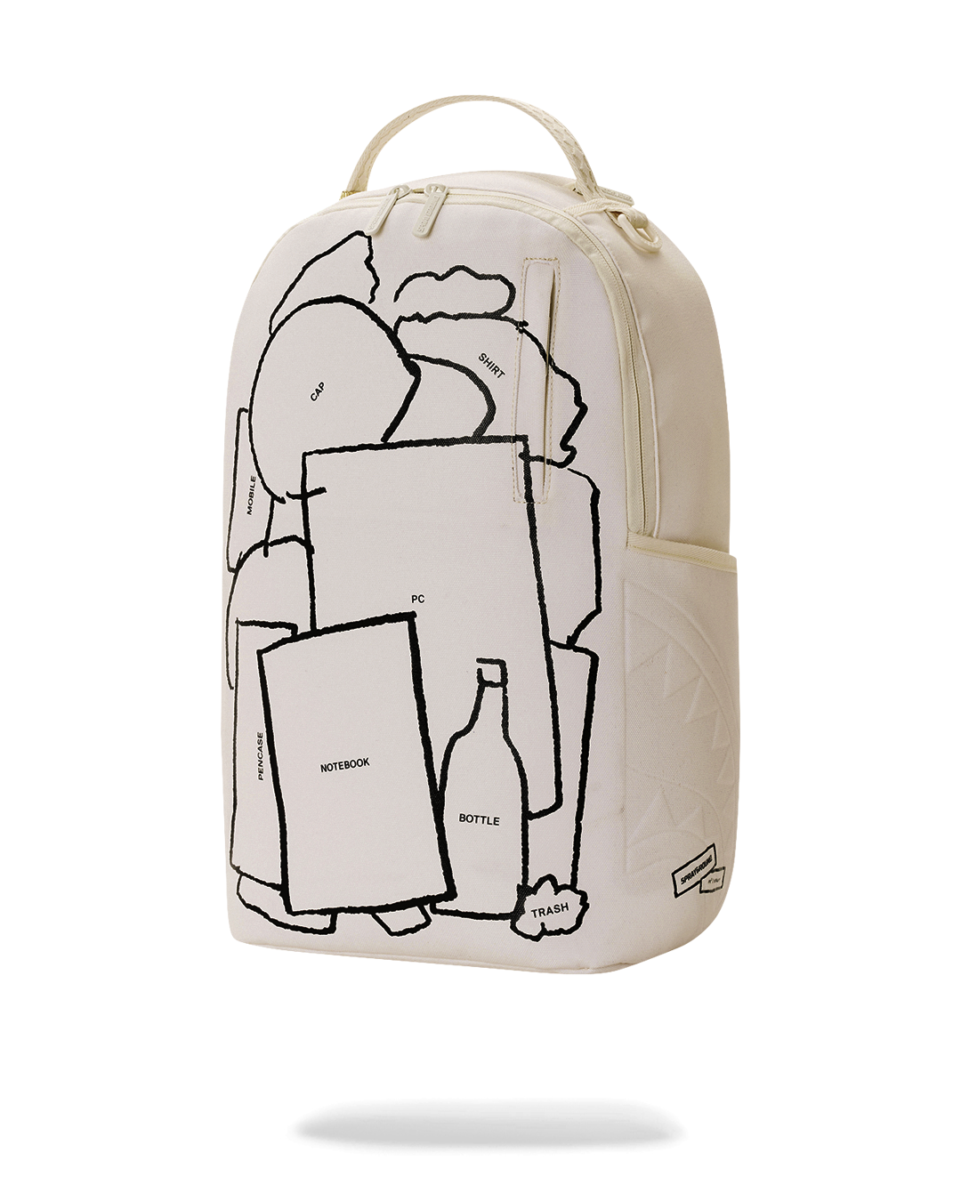 ENMUI WHITE DLXSR BACKPACK