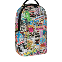 PUNK STICKER SHARK DLXSV BACKPACK