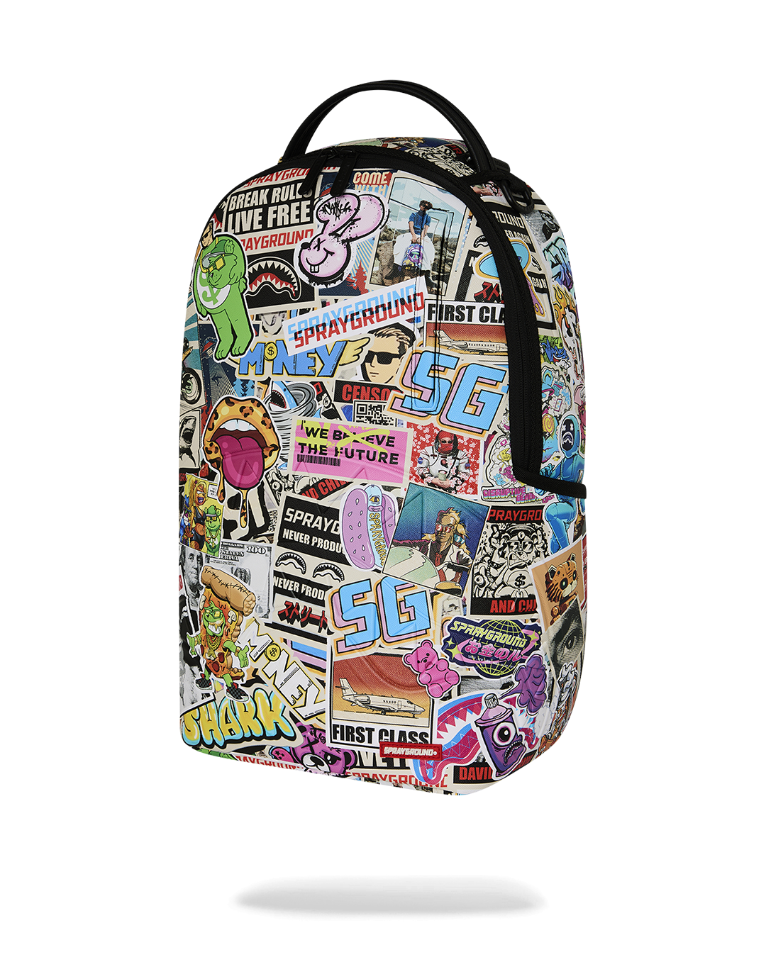 PUNK STICKER SHARK DLXSV BACKPACK