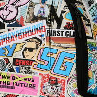 PUNK STICKER SHARK DLXSV BACKPACK