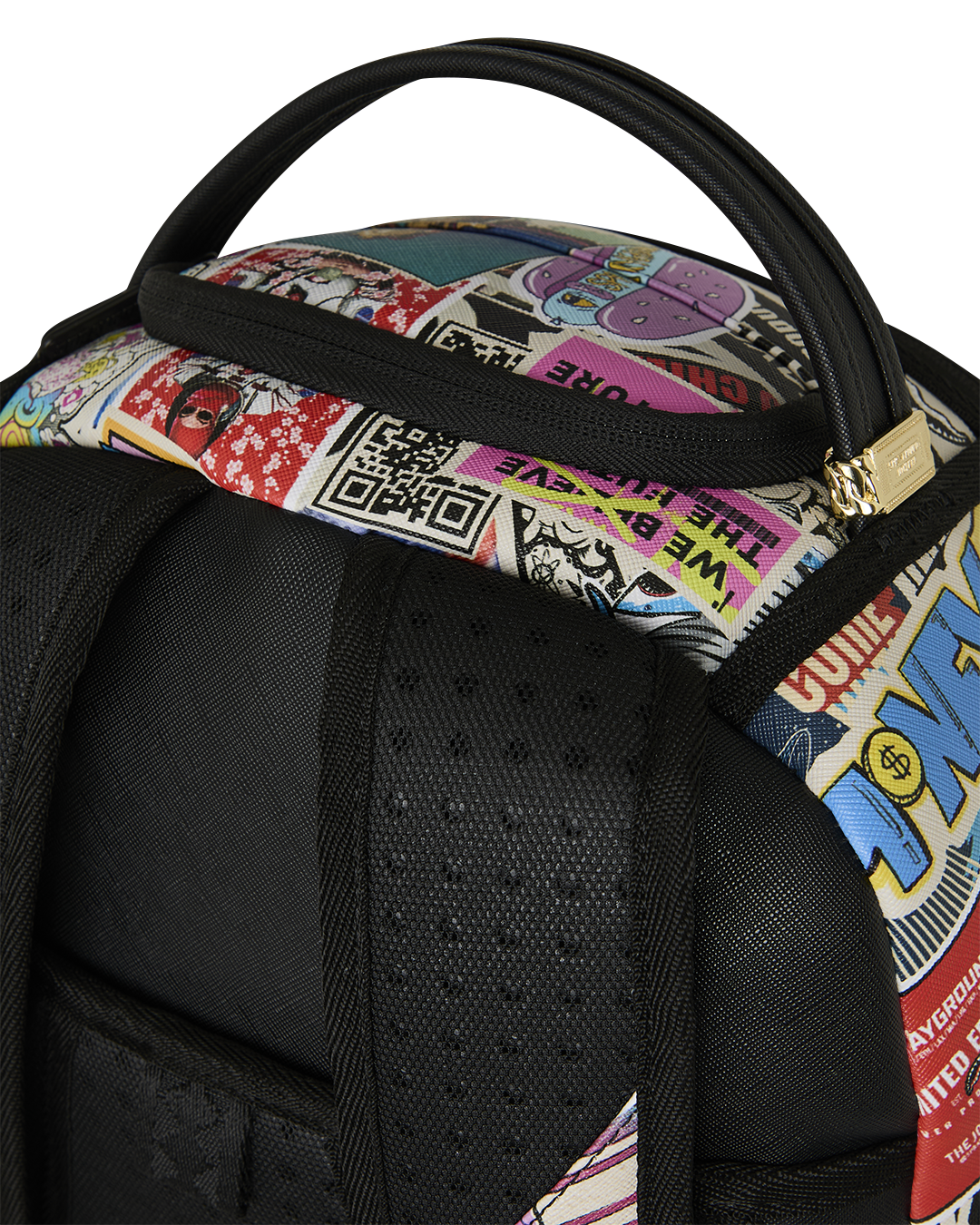 PUNK STICKER SHARK DLXSV BACKPACK