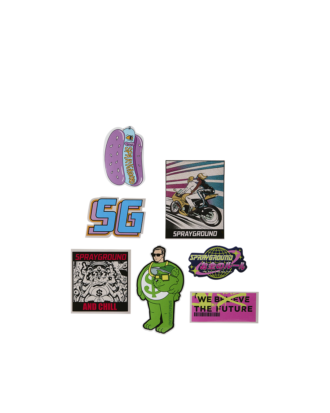 PUNK STICKER SHARK DLXSV BACKPACK