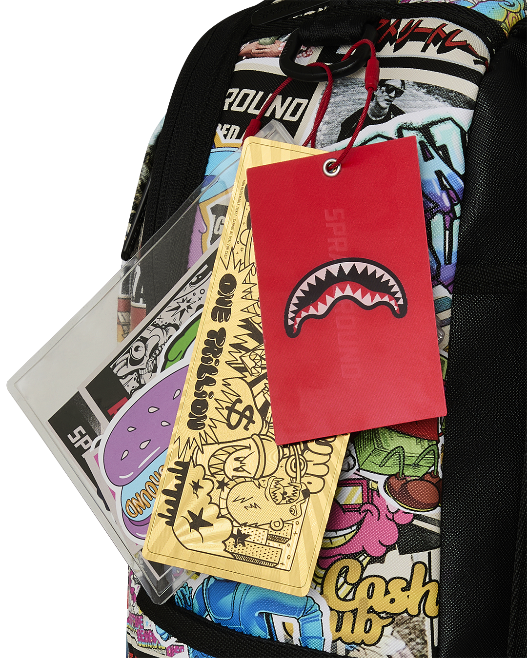 PUNK STICKER SHARK DLXSV BACKPACK