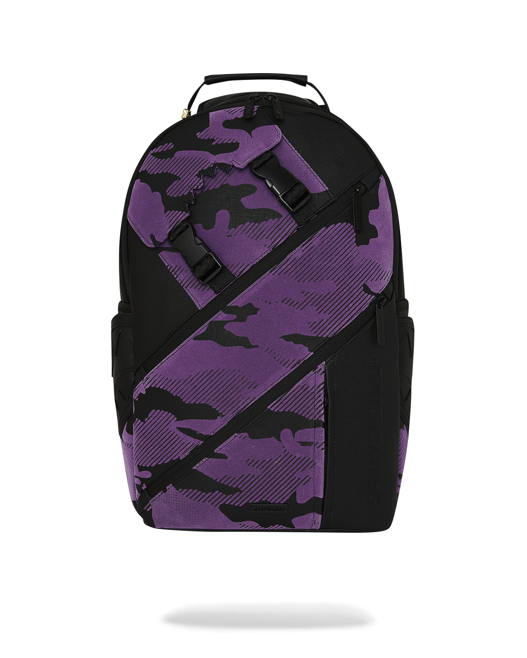 PURPLE FLOCKED CAMO DLXSV BACKPACK