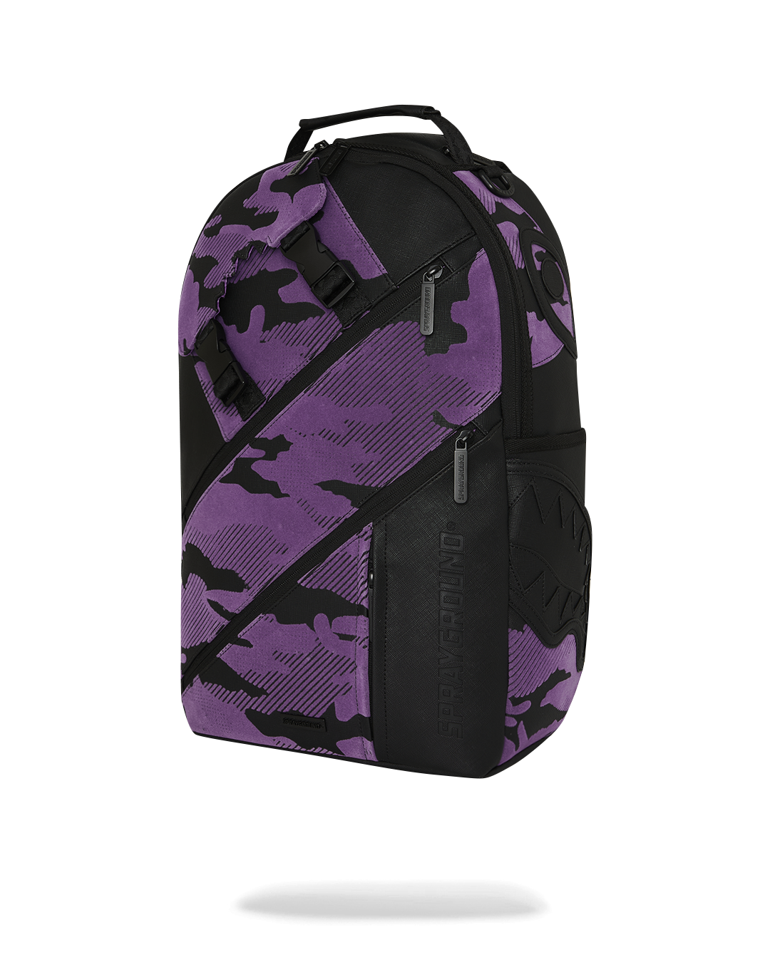 PURPLE FLOCKED CAMO DLXSV BACKPACK