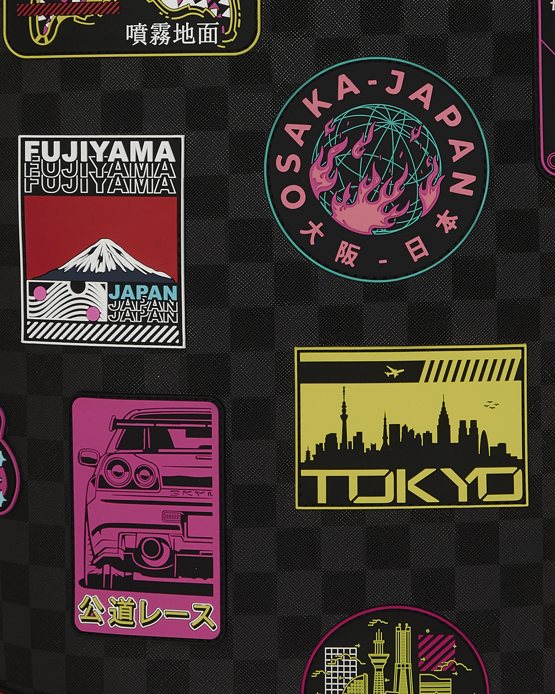 GLOBAL MOGUL CYBER PUNK JAPAN CITIES DLXSV BACKPACK