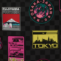 GLOBAL MOGUL CYBER PUNK JAPAN CITIES DLXSV BACKPACK