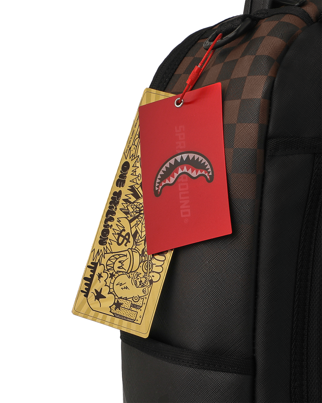 BROWN CHECK GHOST DRIP DLXSV BACKPACK