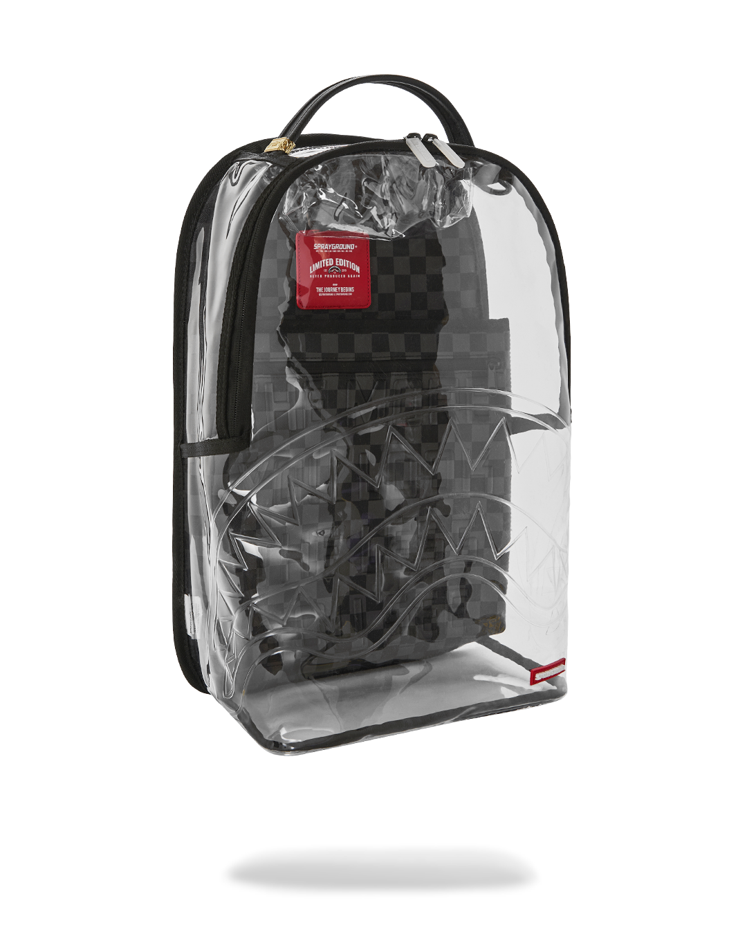 HIDDEN MESSAGE CLEAR DLXSV BACKPACK
