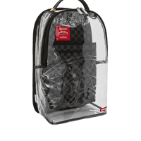 HIDDEN MESSAGE CLEAR DLXSV BACKPACK