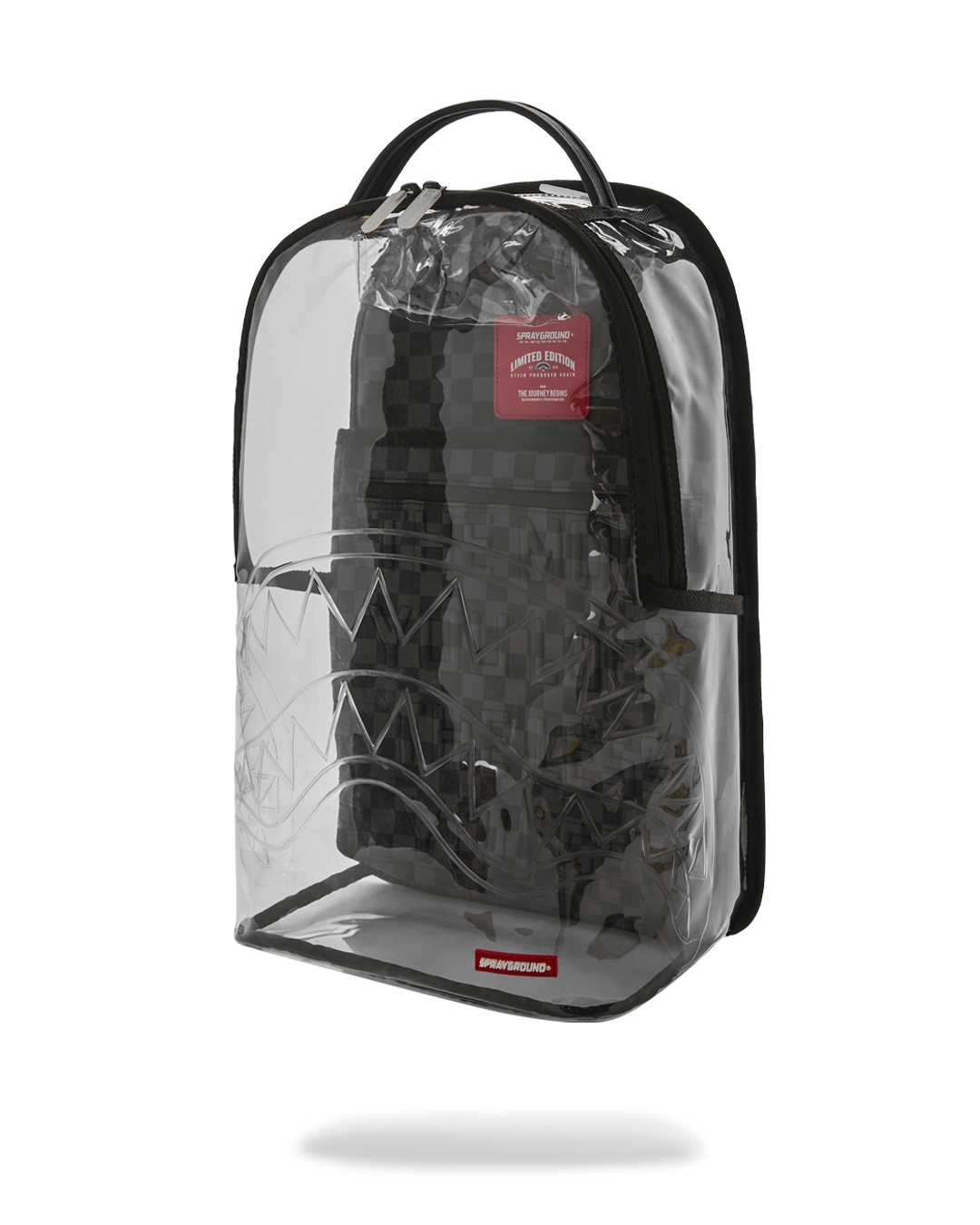 HIDDEN MESSAGE CLEAR DLXSV BACKPACK