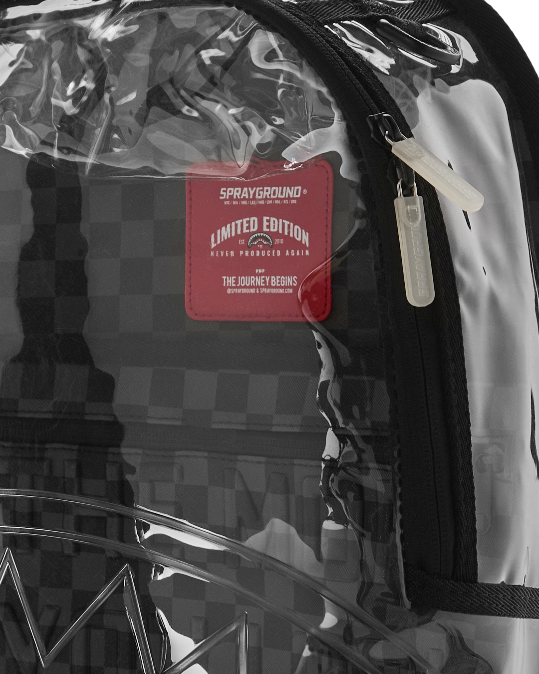 HIDDEN MESSAGE CLEAR DLXSV BACKPACK