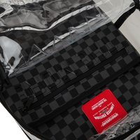 HIDDEN MESSAGE CLEAR DLXSV BACKPACK