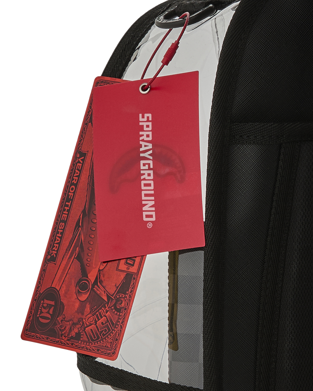 HIDDEN MESSAGE CLEAR DLXSV BACKPACK