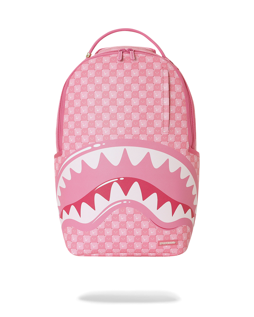 PINK NEW CHECK FACES DLXSV BACKPACK