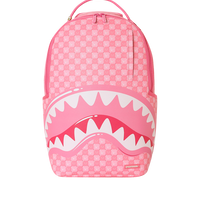 PINK NEW CHECK FACES DLXSV BACKPACK