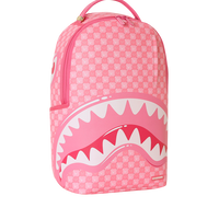 PINK NEW CHECK FACES DLXSV BACKPACK