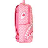 PINK NEW CHECK FACES DLXSV BACKPACK