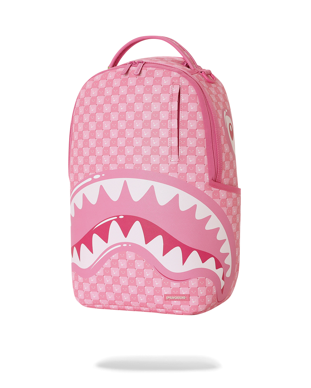 PINK NEW CHECK FACES DLXSV BACKPACK