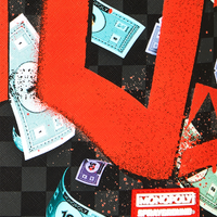 MONOPOLY GO SHARKMOUTH STENCIL DLXSV BACKPACK