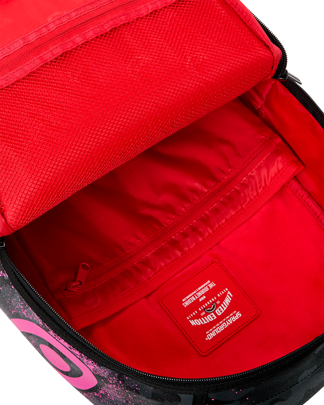 PEANUTS SNOOPY PINK STENCIL DLXSV BACKPACK