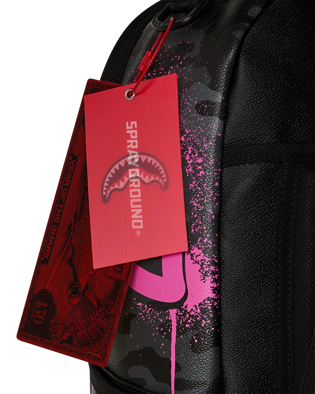 PEANUTS SNOOPY PINK STENCIL DLXSV BACKPACK