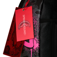 PEANUTS SNOOPY PINK STENCIL DLXSV BACKPACK