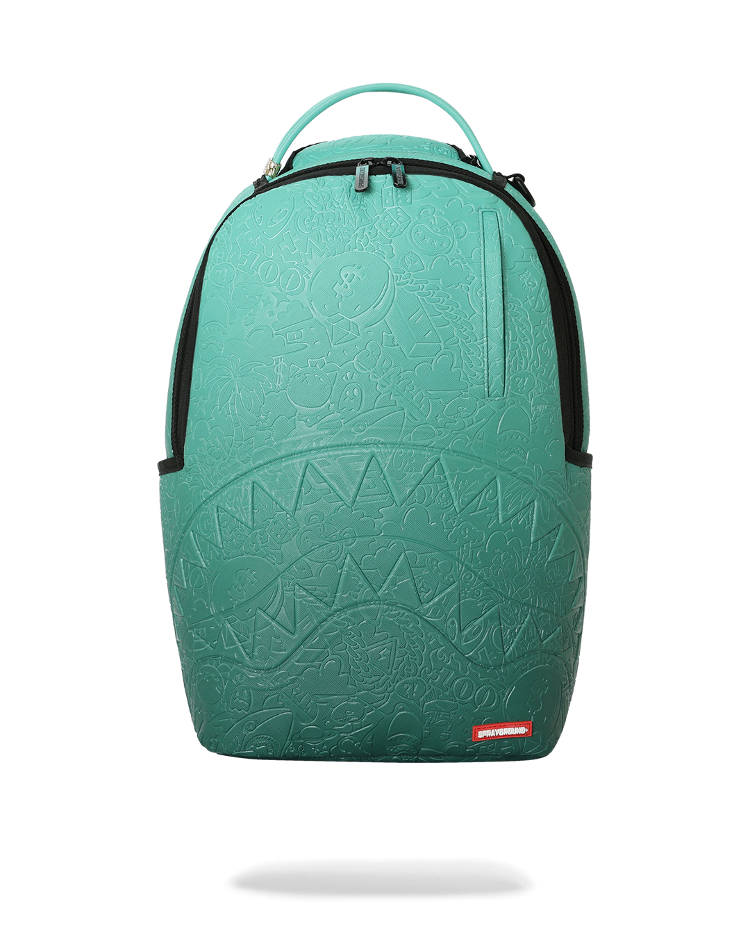 TURQUOISE DOODLE EMBOSS DLXSV BACKPACK