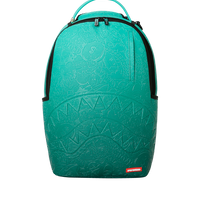 TURQUOISE DOODLE EMBOSS DLXSV BACKPACK