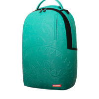 TURQUOISE DOODLE EMBOSS DLXSV BACKPACK