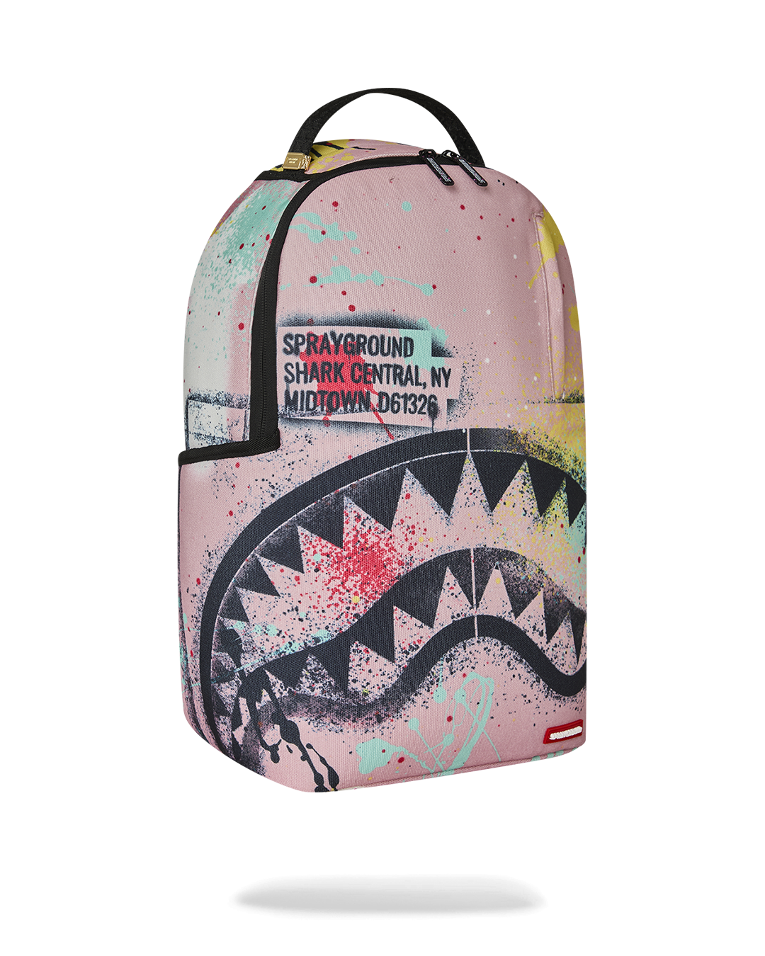 SHARK CENTRAL PINK LAB COAT STREET ART DLXSR BACKPACK