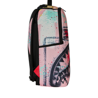 SHARK CENTRAL PINK LAB COAT STREET ART DLXSR BACKPACK