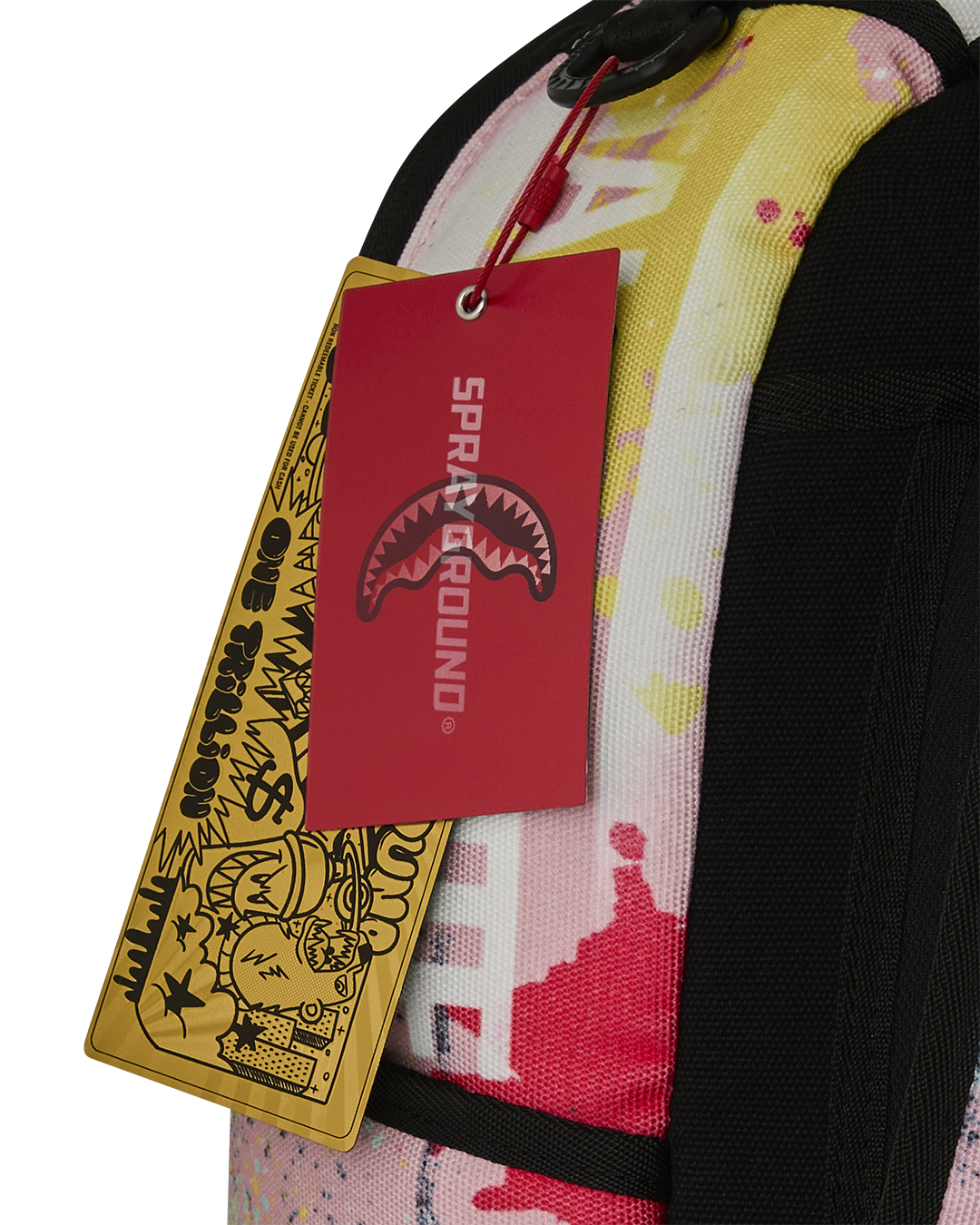 SHARK CENTRAL PINK LAB COAT STREET ART DLXSR BACKPACK