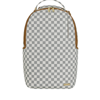 GRAFF EMBOSSED CREAM CHECK DLXSV BACKPACK