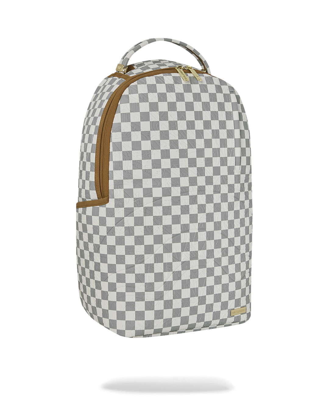 GRAFF EMBOSSED CREAM CHECK DLXSV BACKPACK