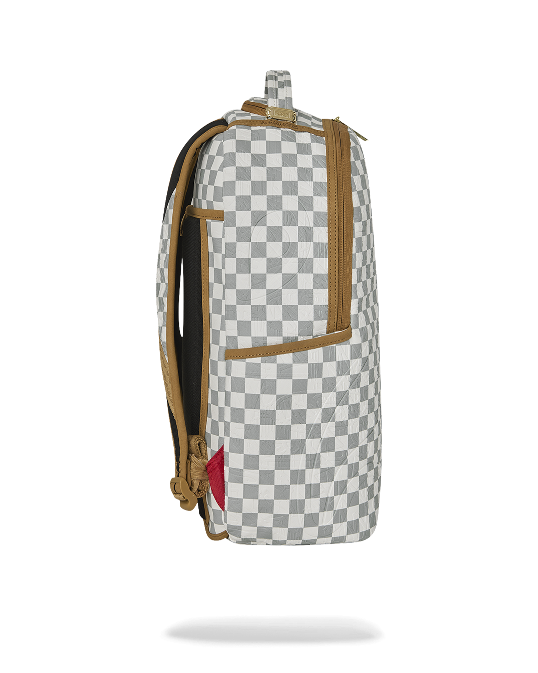 GRAFF EMBOSSED CREAM CHECK DLXSV BACKPACK