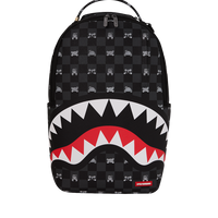 GRAY PEEKING CHARACTER CHECK DLXSV BACKPACK
